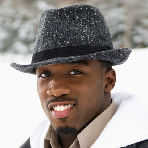 Salt-and-Pepper Wool Fedora image