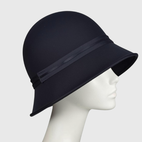 Michele Navy Rollable Cloche image