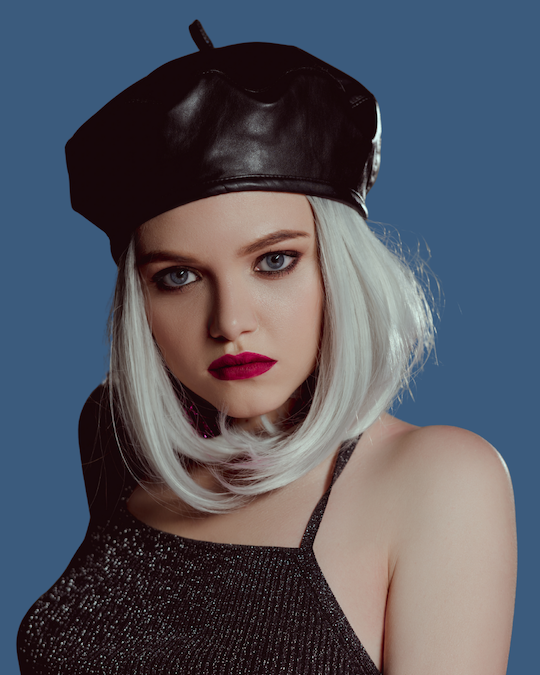 Leather Beret